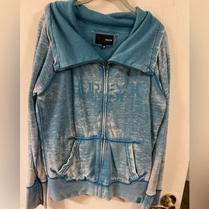 Hurley zipped sweatshirt size M